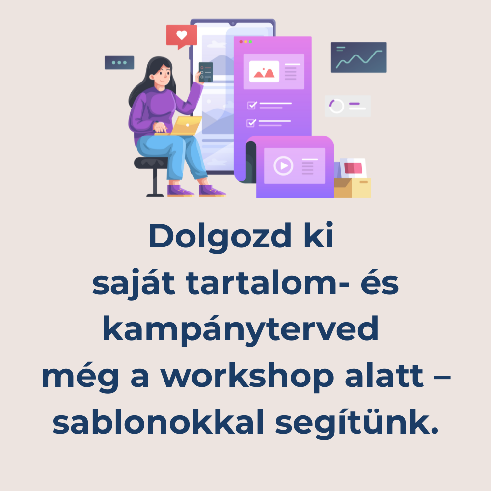 4 Canva Workshop, tanfolyam, Kolozsvári Zsuzsi, Kezdő Canva Tanfolyam Veszprém, marketinges képés