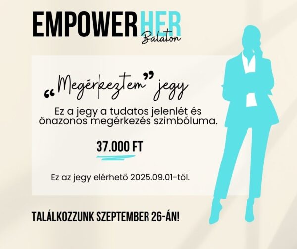 EmpowerHER Balaton - Normál jegy