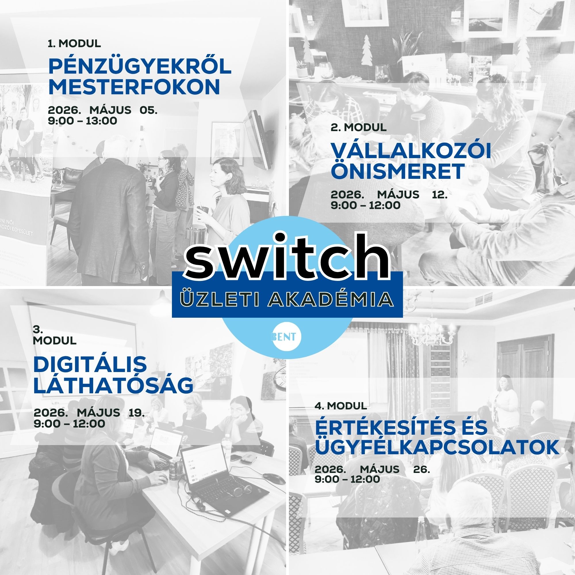 Switch üzleti klub szakmai tudás és kapcsolatépítés